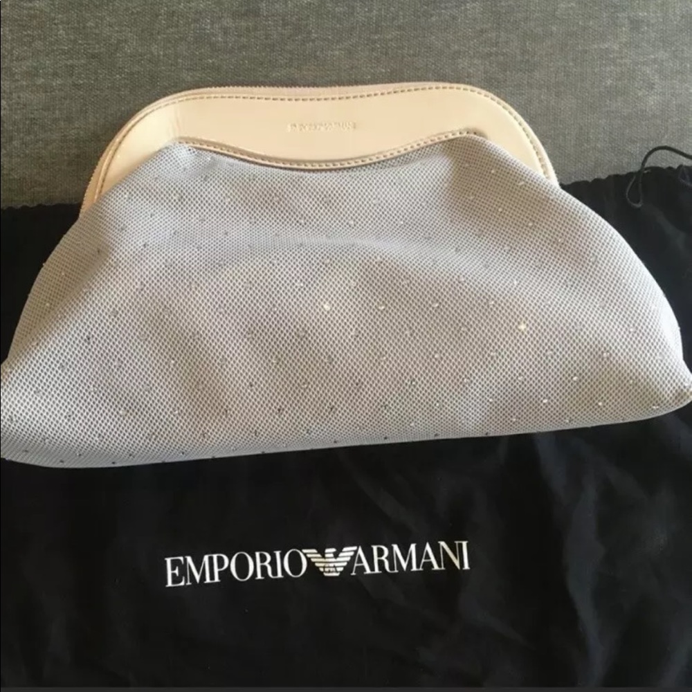 Emporio Armani Bedazzled Clutch